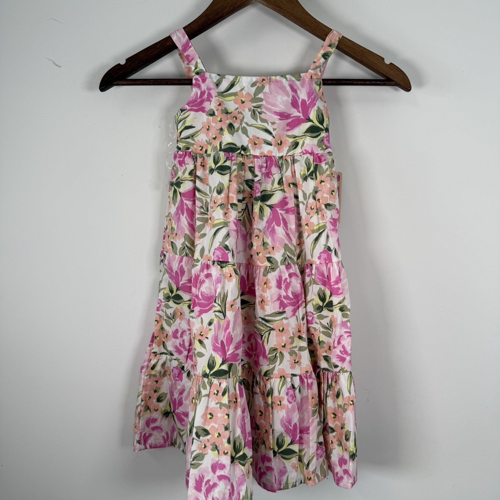 Toddler Dress Bundle Of 2 Between Dresses Tank Garden Floral Pink 3T - Picture 2 of 7